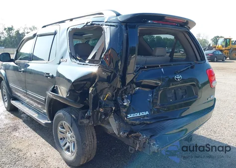 2007 Toyota Sequoia Sr5 V8 из США, поврежденный, VIN 5TDZT34A37S299042